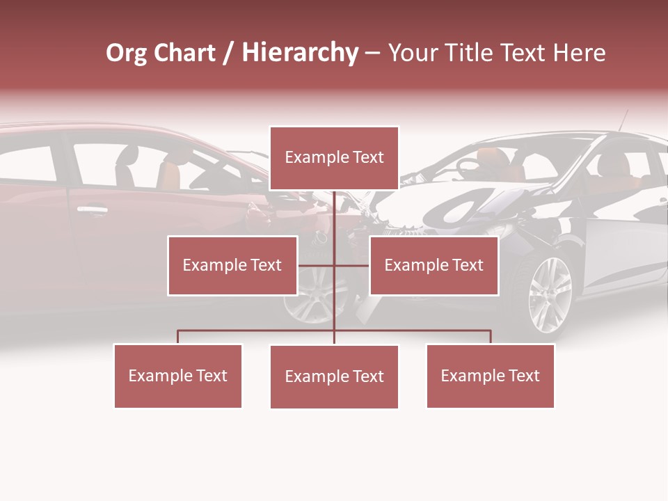 Blue Deformation Collision PowerPoint Template
