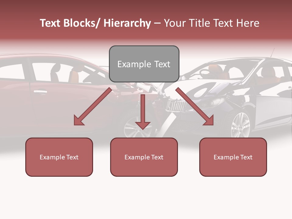 Blue Deformation Collision PowerPoint Template