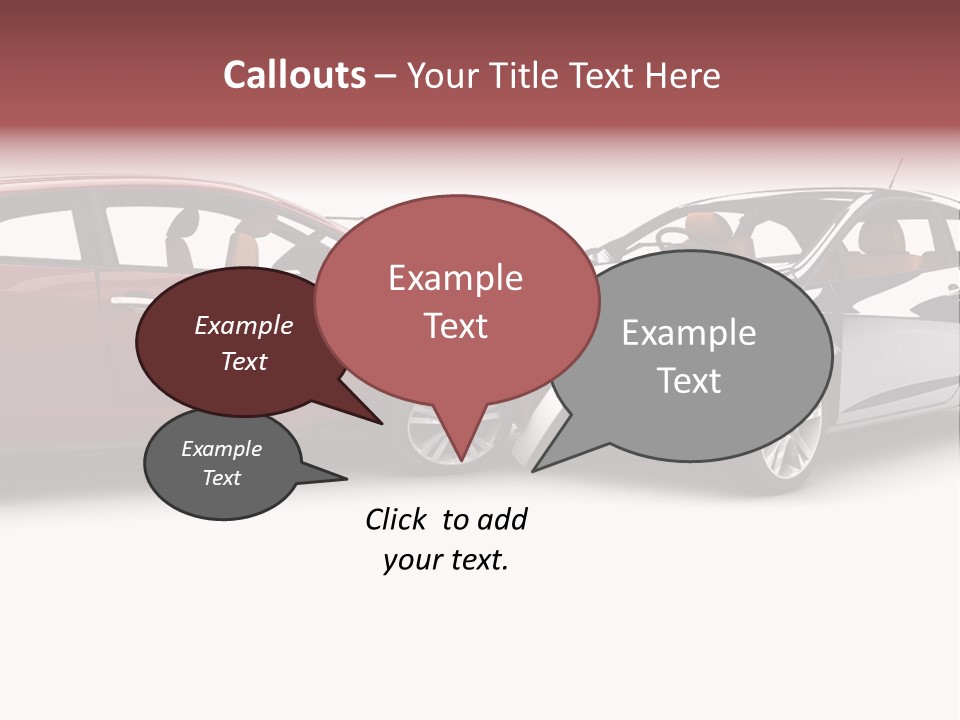 Blue Deformation Collision PowerPoint Template
