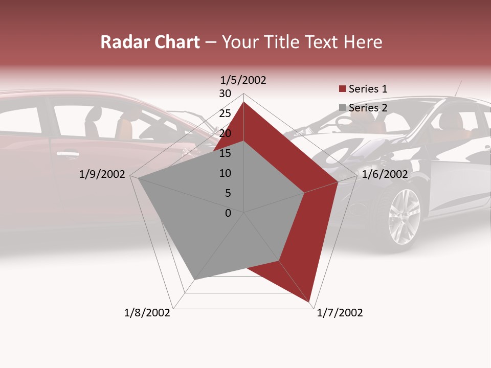 Blue Deformation Collision PowerPoint Template