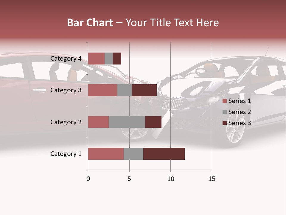 Blue Deformation Collision PowerPoint Template
