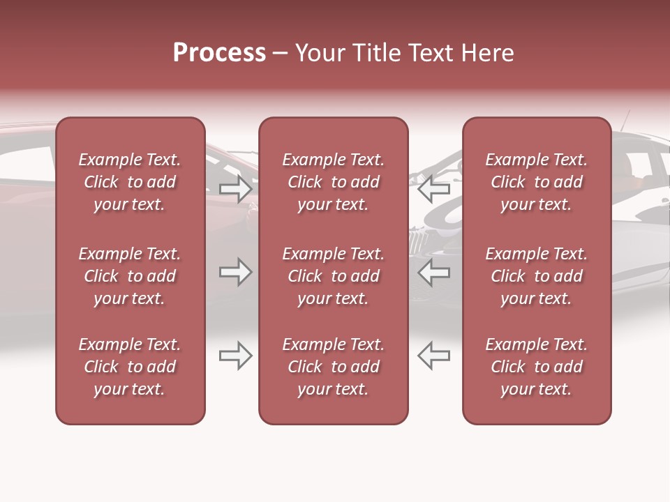 Blue Deformation Collision PowerPoint Template