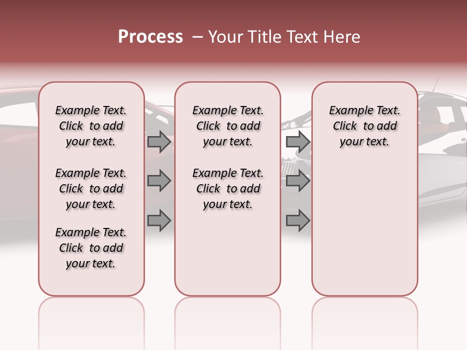 Blue Deformation Collision PowerPoint Template