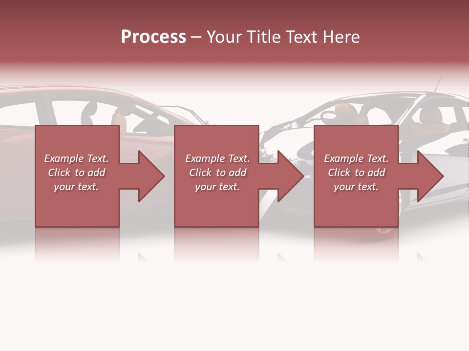 Blue Deformation Collision PowerPoint Template