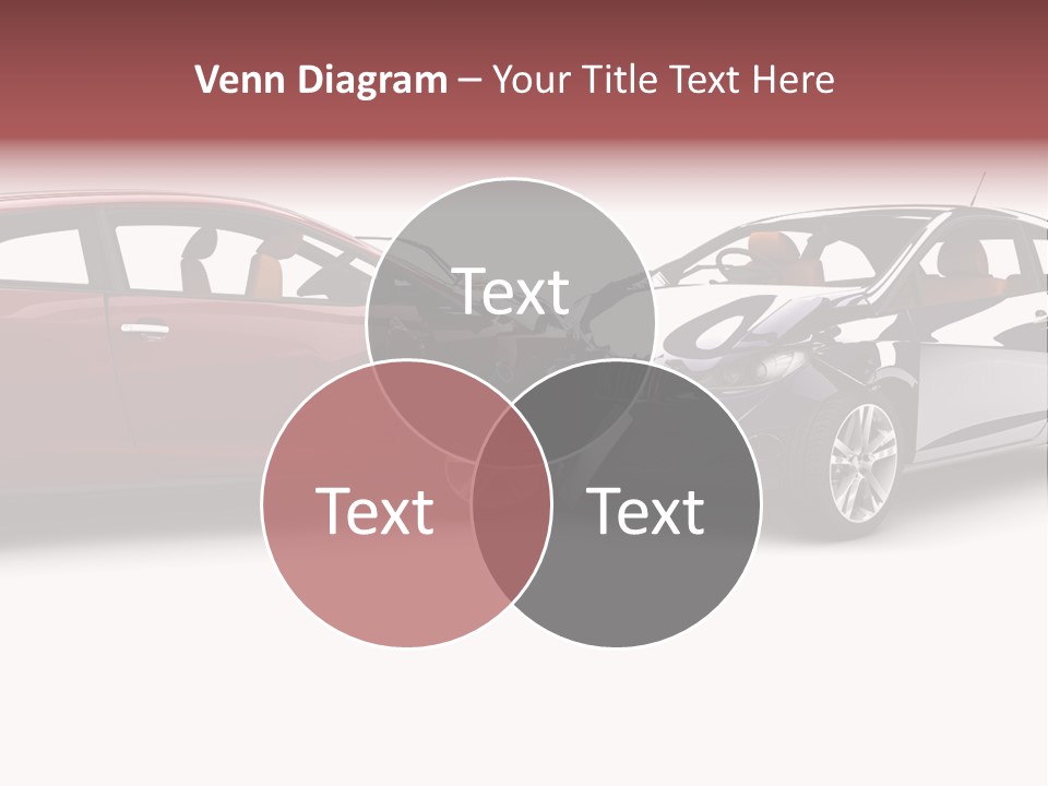 Blue Deformation Collision PowerPoint Template