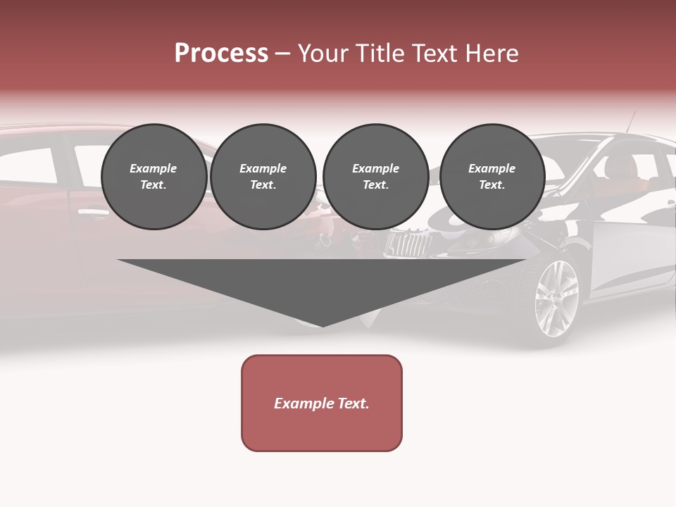Blue Deformation Collision PowerPoint Template