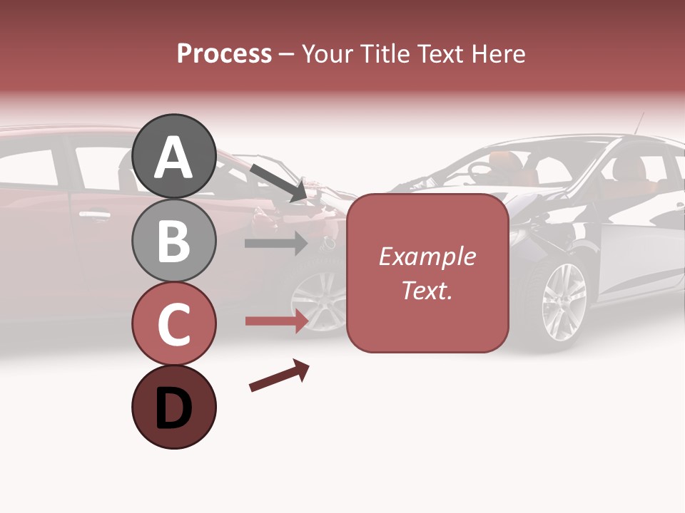 Blue Deformation Collision PowerPoint Template
