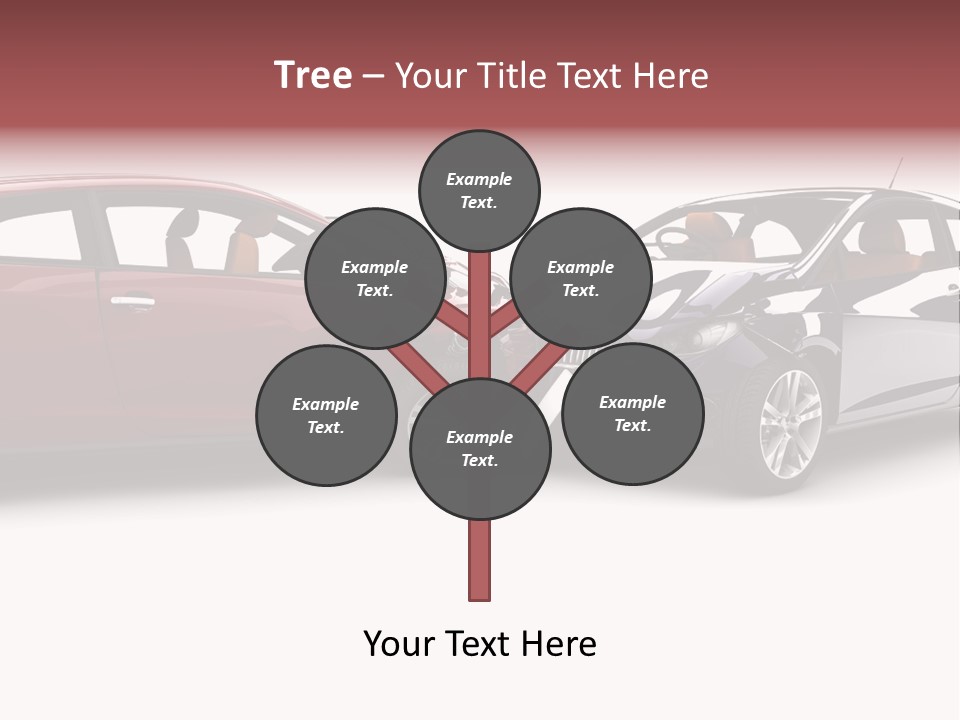 Blue Deformation Collision PowerPoint Template