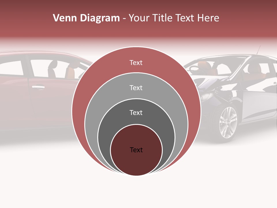 Blue Deformation Collision PowerPoint Template
