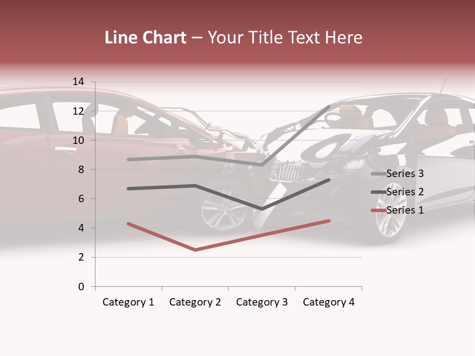 Blue Deformation Collision PowerPoint Template