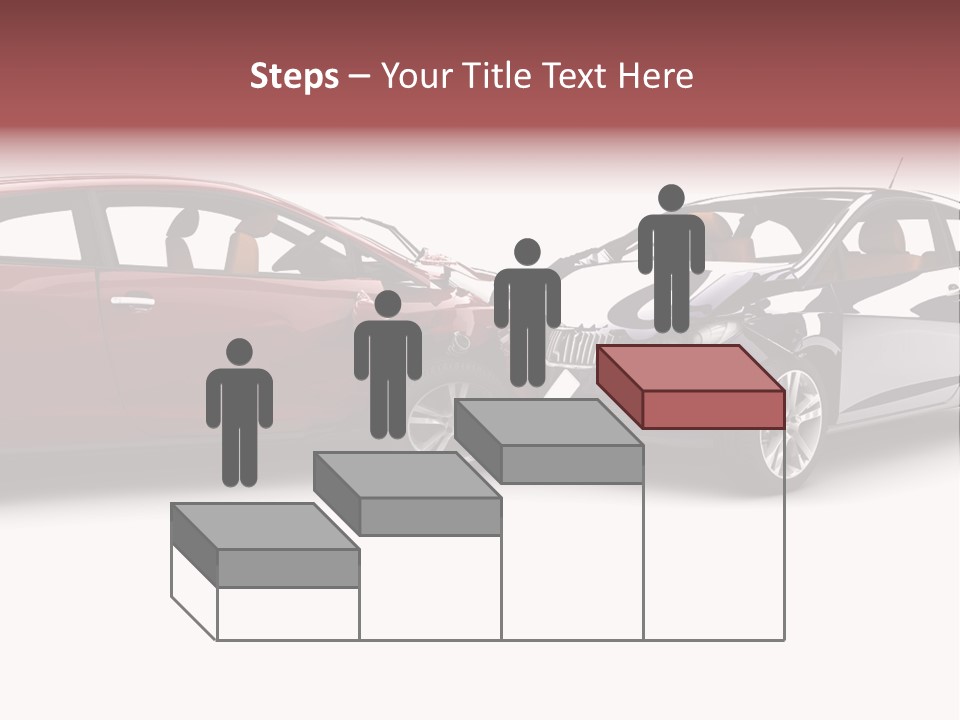 Blue Deformation Collision PowerPoint Template