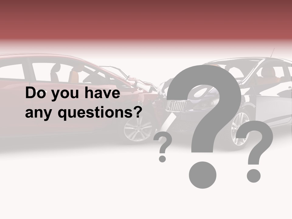 Blue Deformation Collision PowerPoint Template