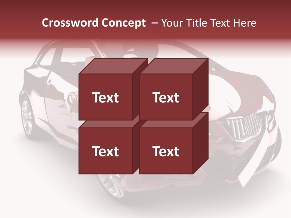 Scrap Crash Problems PowerPoint Template