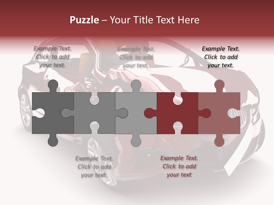 Scrap Crash Problems PowerPoint Template