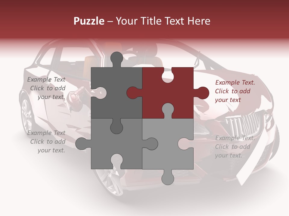 Scrap Crash Problems PowerPoint Template