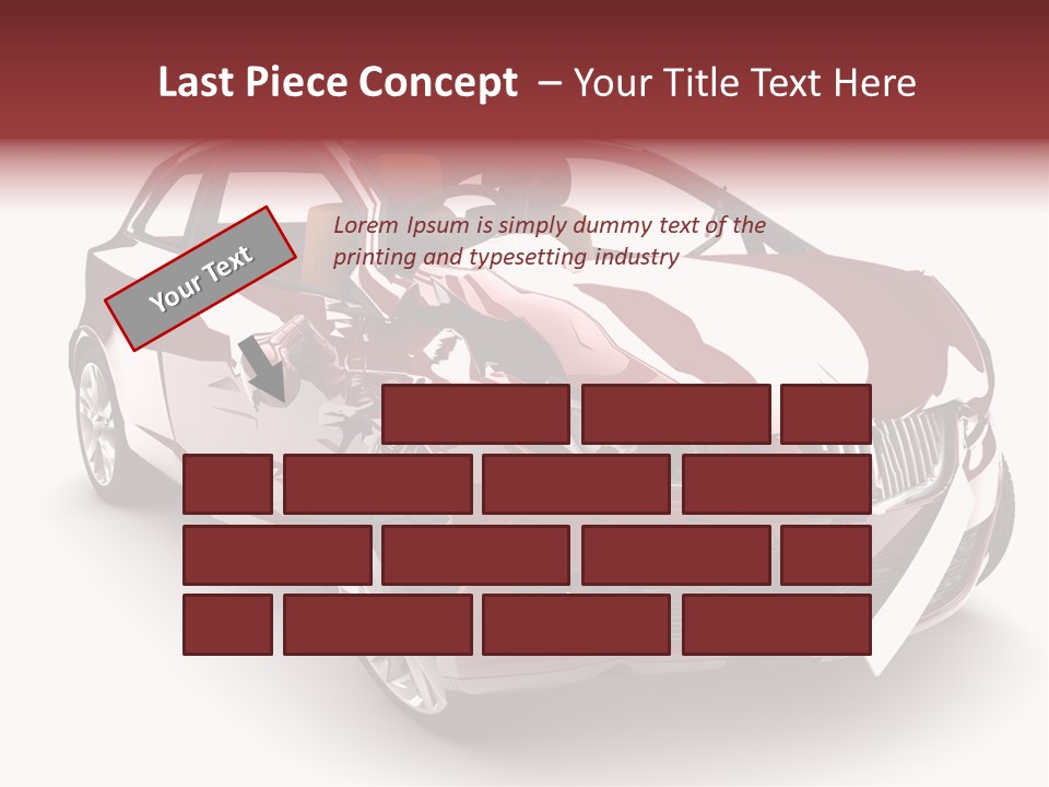 Scrap Crash Problems PowerPoint Template