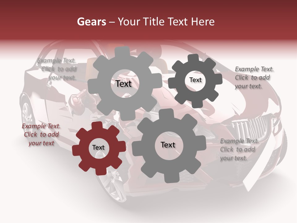 Scrap Crash Problems PowerPoint Template