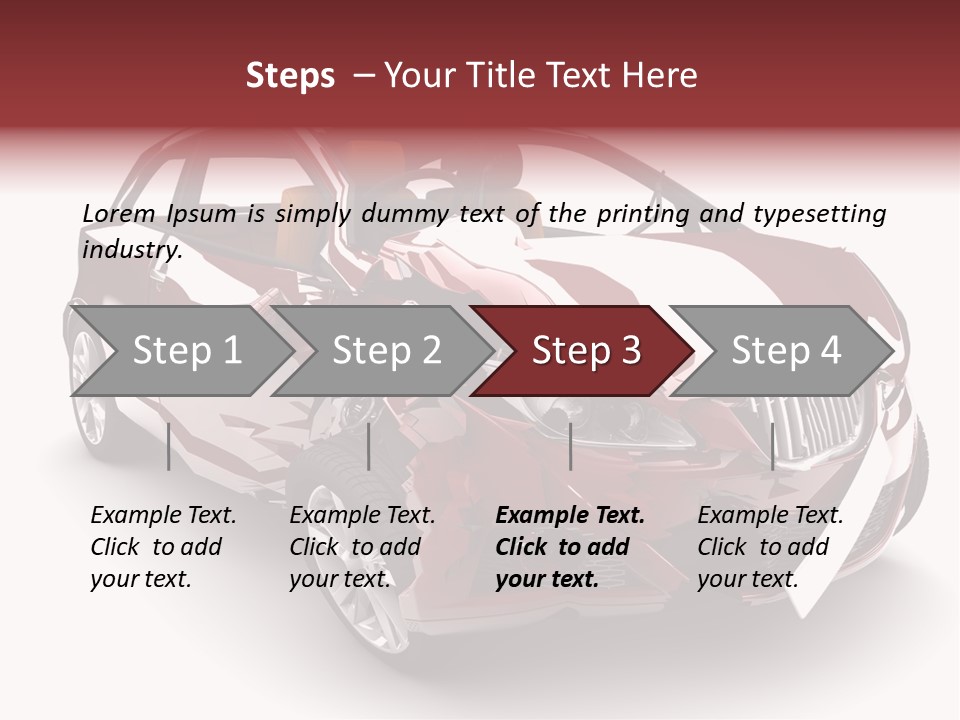 Scrap Crash Problems PowerPoint Template