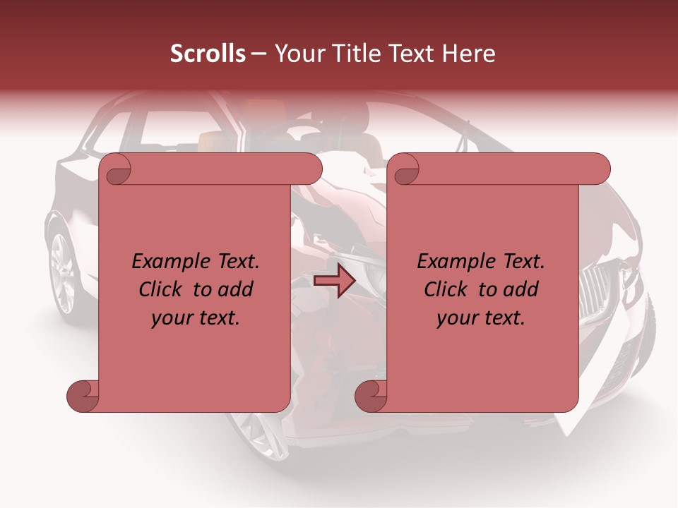 Scrap Crash Problems PowerPoint Template