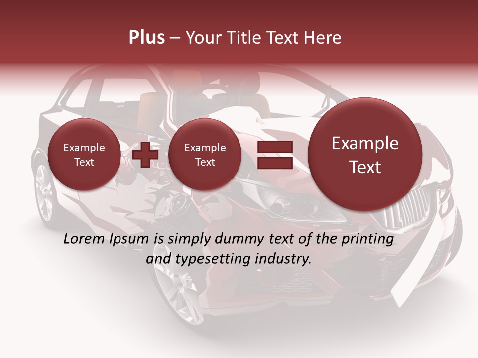 Scrap Crash Problems PowerPoint Template