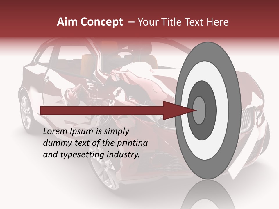 Scrap Crash Problems PowerPoint Template