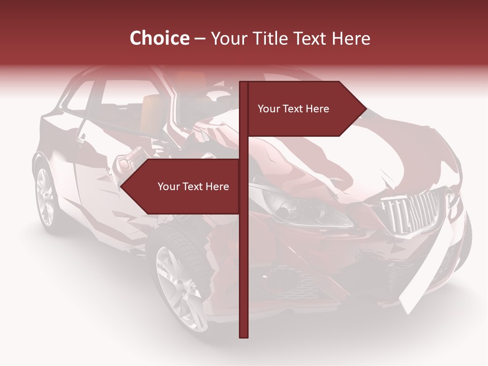 Scrap Crash Problems PowerPoint Template