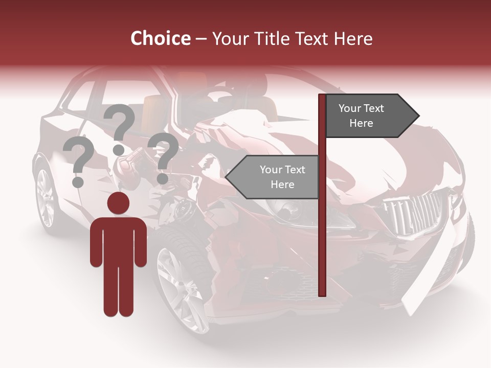Scrap Crash Problems PowerPoint Template