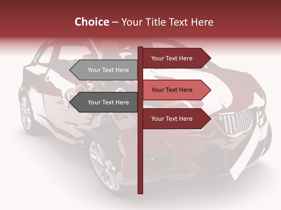 Scrap Crash Problems PowerPoint Template