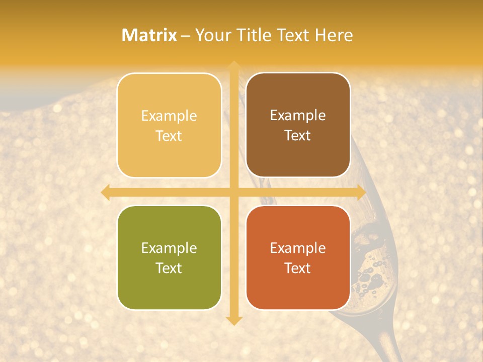 Champagne Toast Poring New Years Eve Party PowerPoint Template