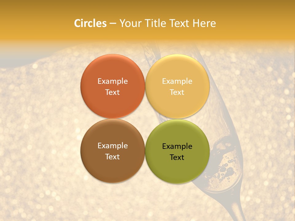 Champagne Toast Poring New Years Eve Party PowerPoint Template