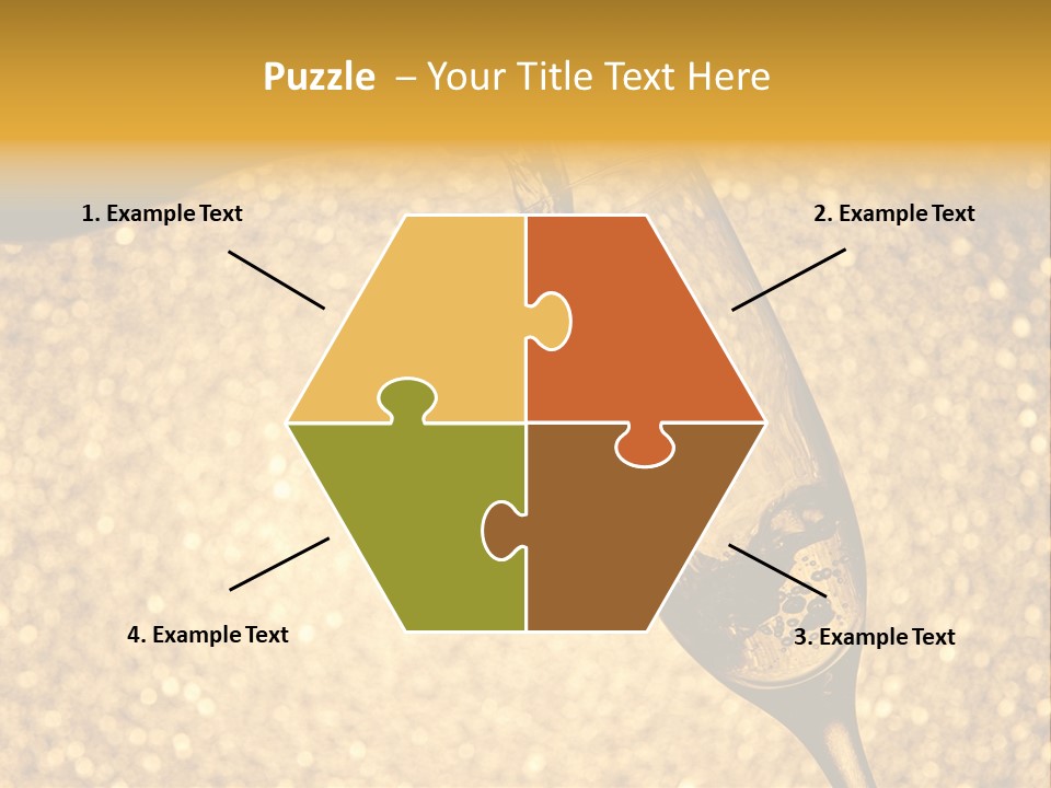 Champagne Toast Poring New Years Eve Party PowerPoint Template