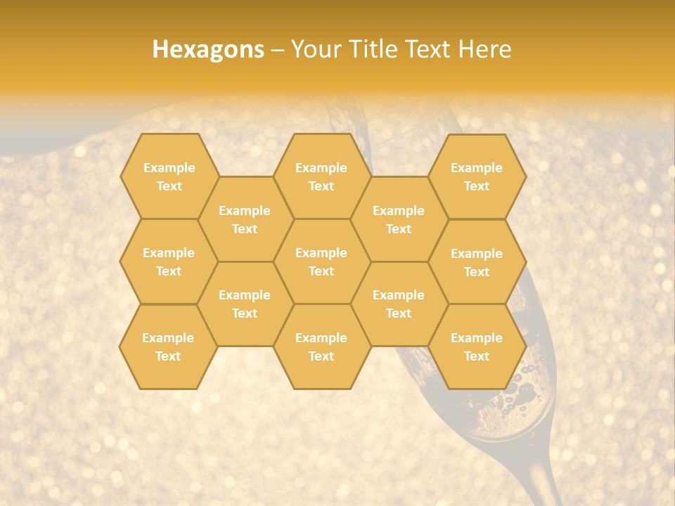 Champagne Toast Poring New Years Eve Party PowerPoint Template