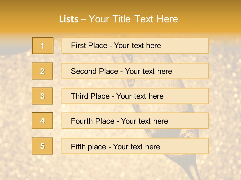 Champagne Toast Poring New Years Eve Party PowerPoint Template