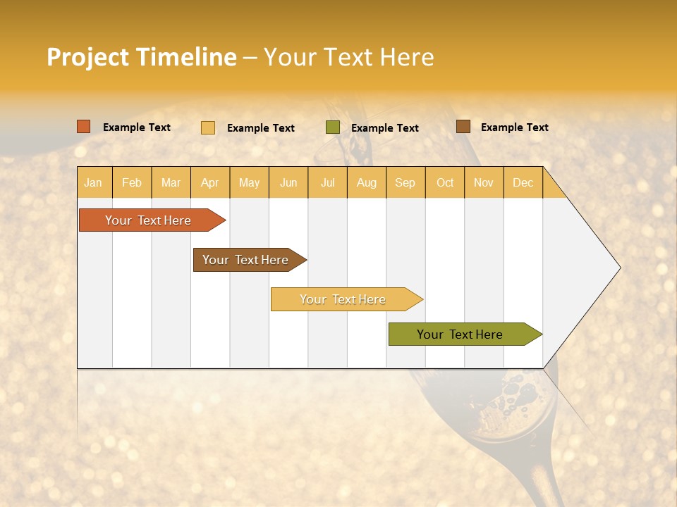 Champagne Toast Poring New Years Eve Party PowerPoint Template