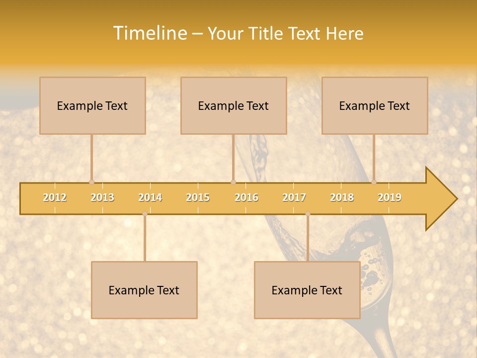 Champagne Toast Poring New Years Eve Party PowerPoint Template