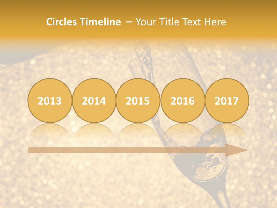 Champagne Toast Poring New Years Eve Party PowerPoint Template