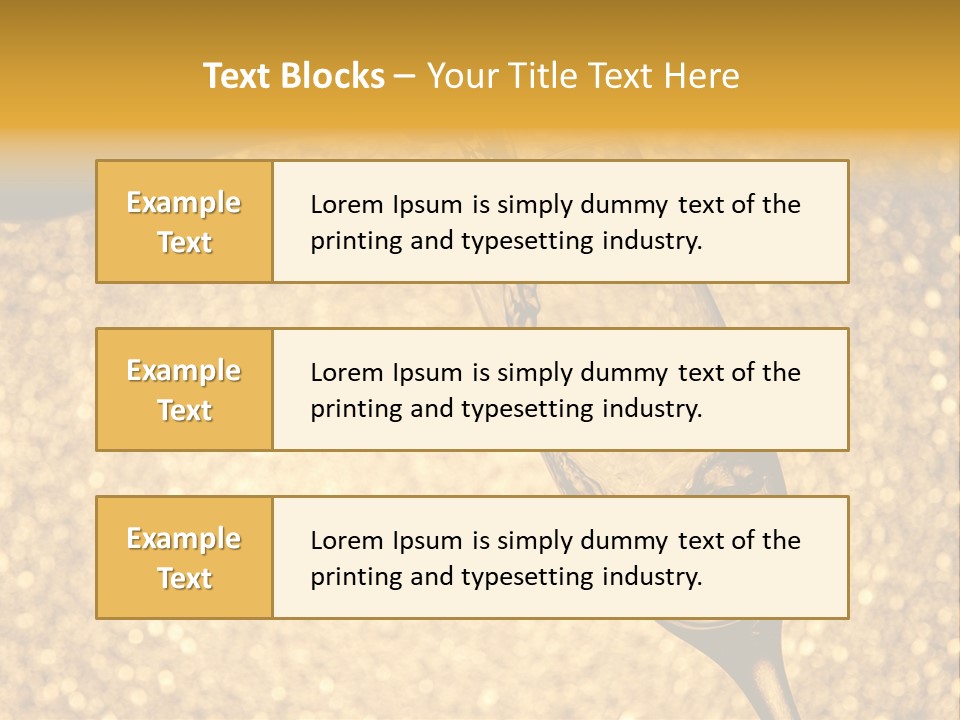 Champagne Toast Poring New Years Eve Party PowerPoint Template