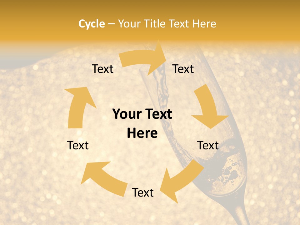 Champagne Toast Poring New Years Eve Party PowerPoint Template