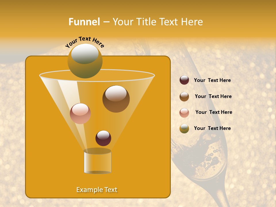 Champagne Toast Poring New Years Eve Party PowerPoint Template