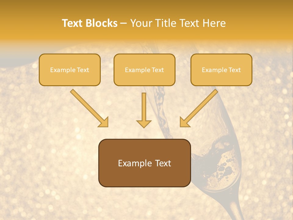 Champagne Toast Poring New Years Eve Party PowerPoint Template