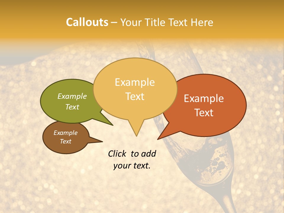 Champagne Toast Poring New Years Eve Party PowerPoint Template