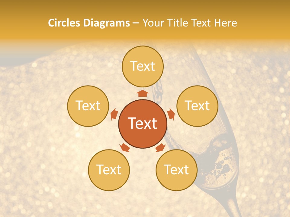 Champagne Toast Poring New Years Eve Party PowerPoint Template