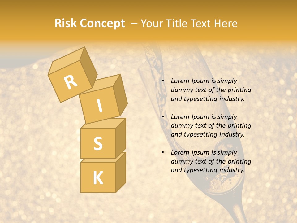 Champagne Toast Poring New Years Eve Party PowerPoint Template