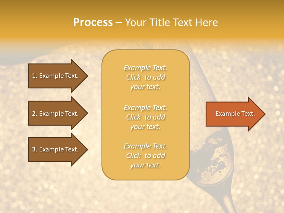 Champagne Toast Poring New Years Eve Party PowerPoint Template