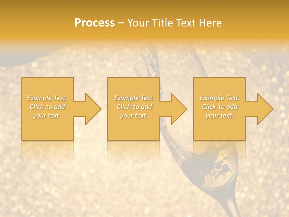 Champagne Toast Poring New Years Eve Party PowerPoint Template