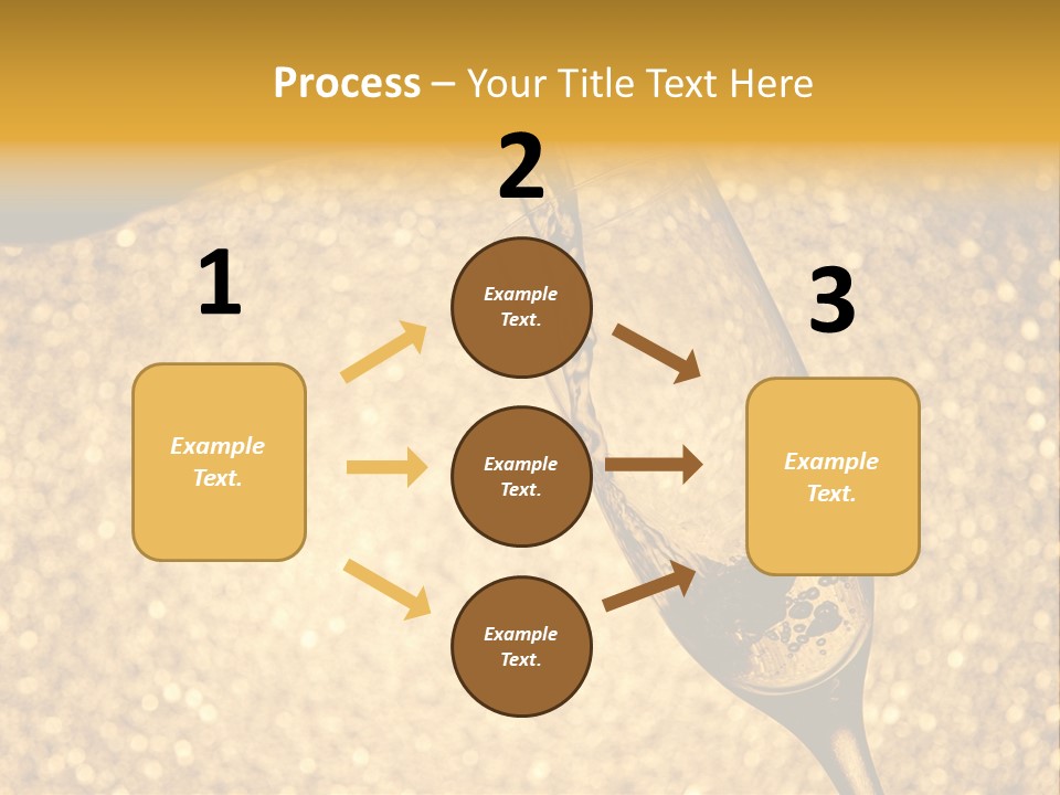 Champagne Toast Poring New Years Eve Party PowerPoint Template