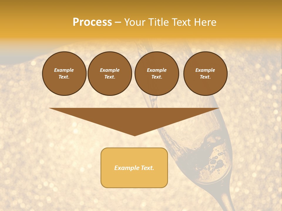 Champagne Toast Poring New Years Eve Party PowerPoint Template