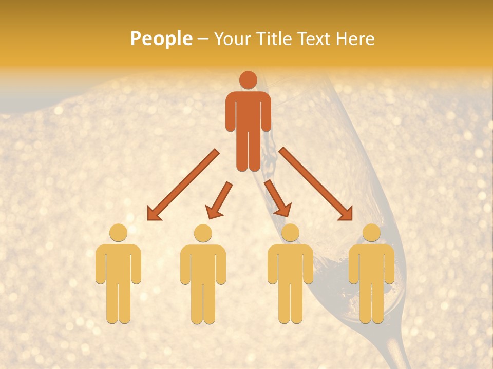 Champagne Toast Poring New Years Eve Party PowerPoint Template