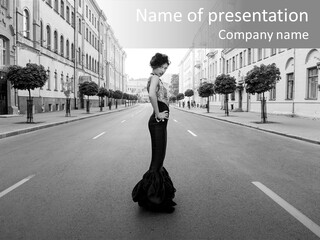 Glamour Fashionable Design PowerPoint Template