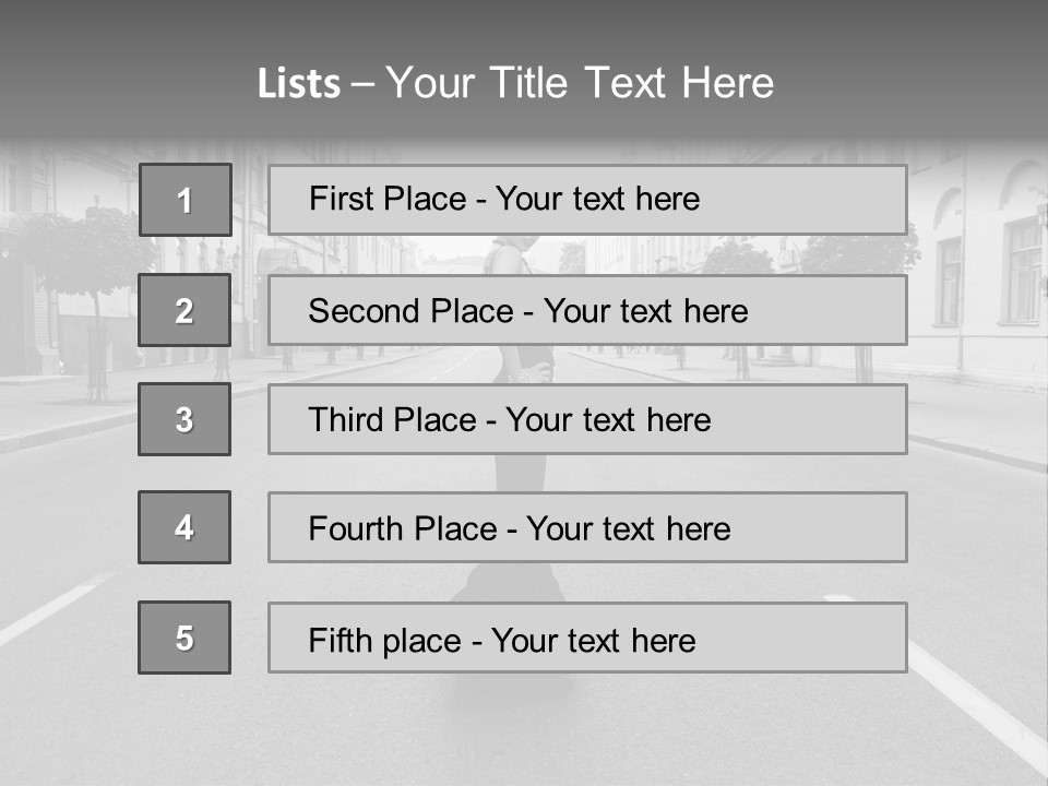 Glamour Fashionable Design PowerPoint Template